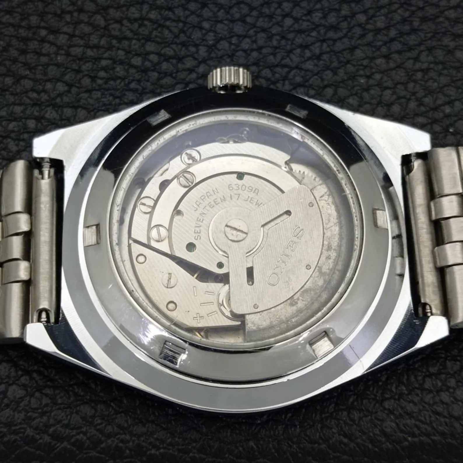 Reloj Vintage Seiko 5 Automático 6309A – Esfera Azul (⭐4,8)