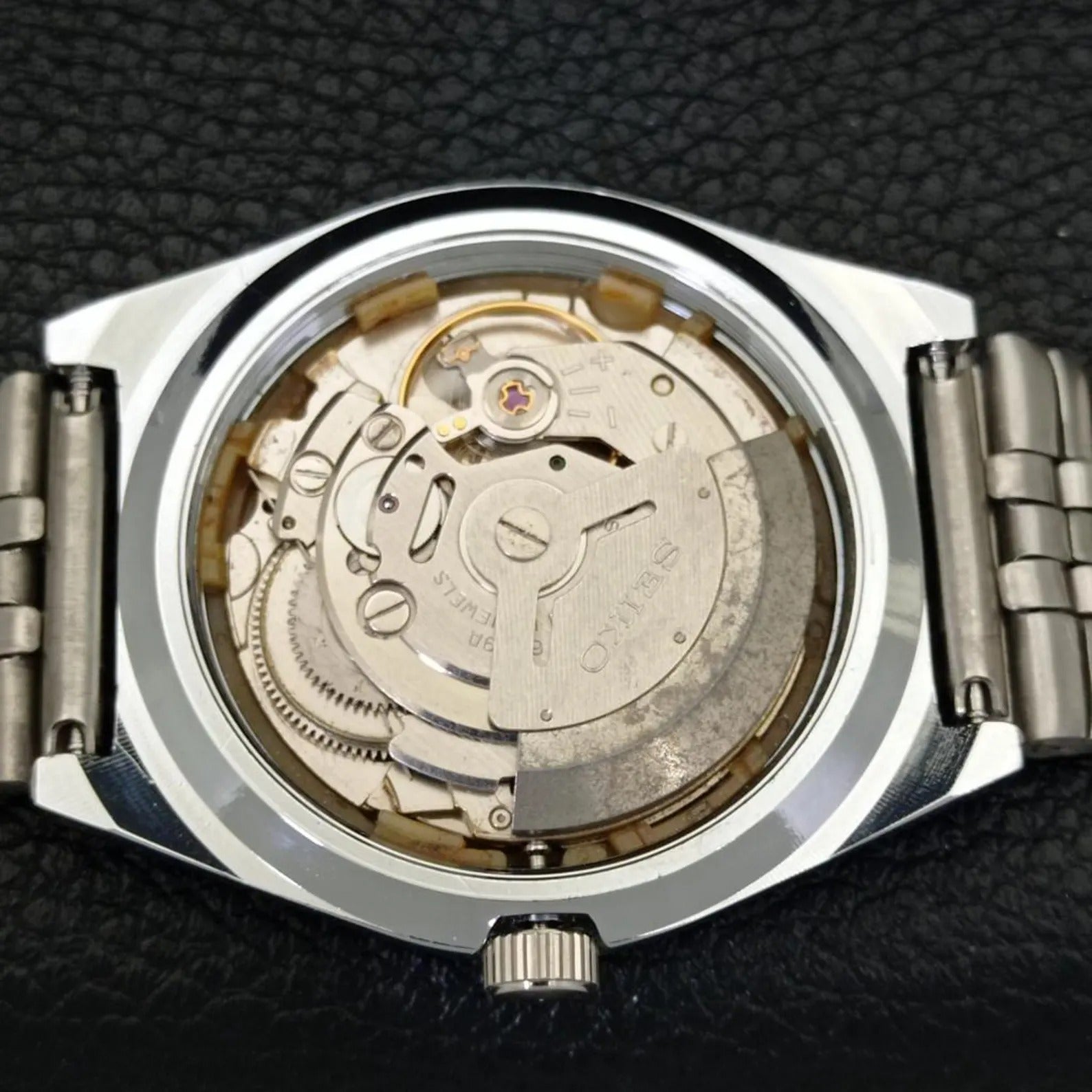 Reloj Vintage Seiko 5 Automático 6309A – Esfera Azul (⭐4,8)