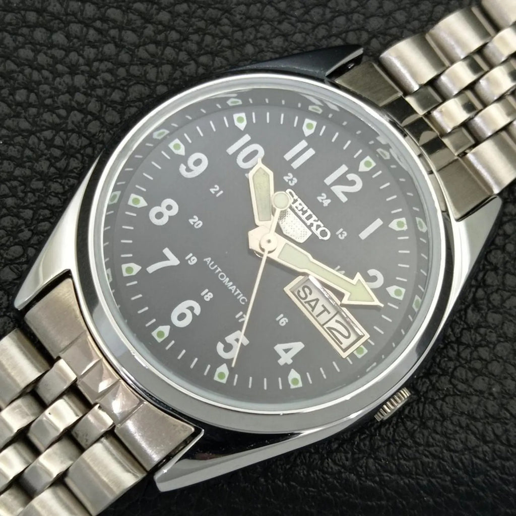 RELOJ VINTAGE SEIKO 5 AUTOMATIC 6309A ESFERA AZUL (⭐4.8)