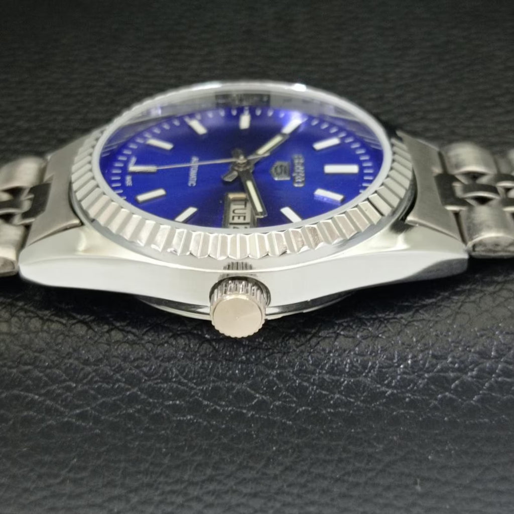 Reloj Vintage Seiko 5 Automático 6309A – Esfera Azul (⭐5)