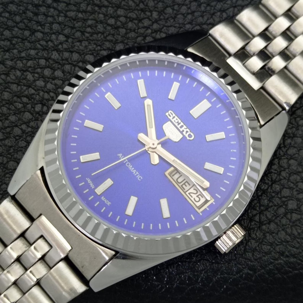 Reloj Vintage Seiko 5 Automático 6309A – Esfera Azul (⭐5)