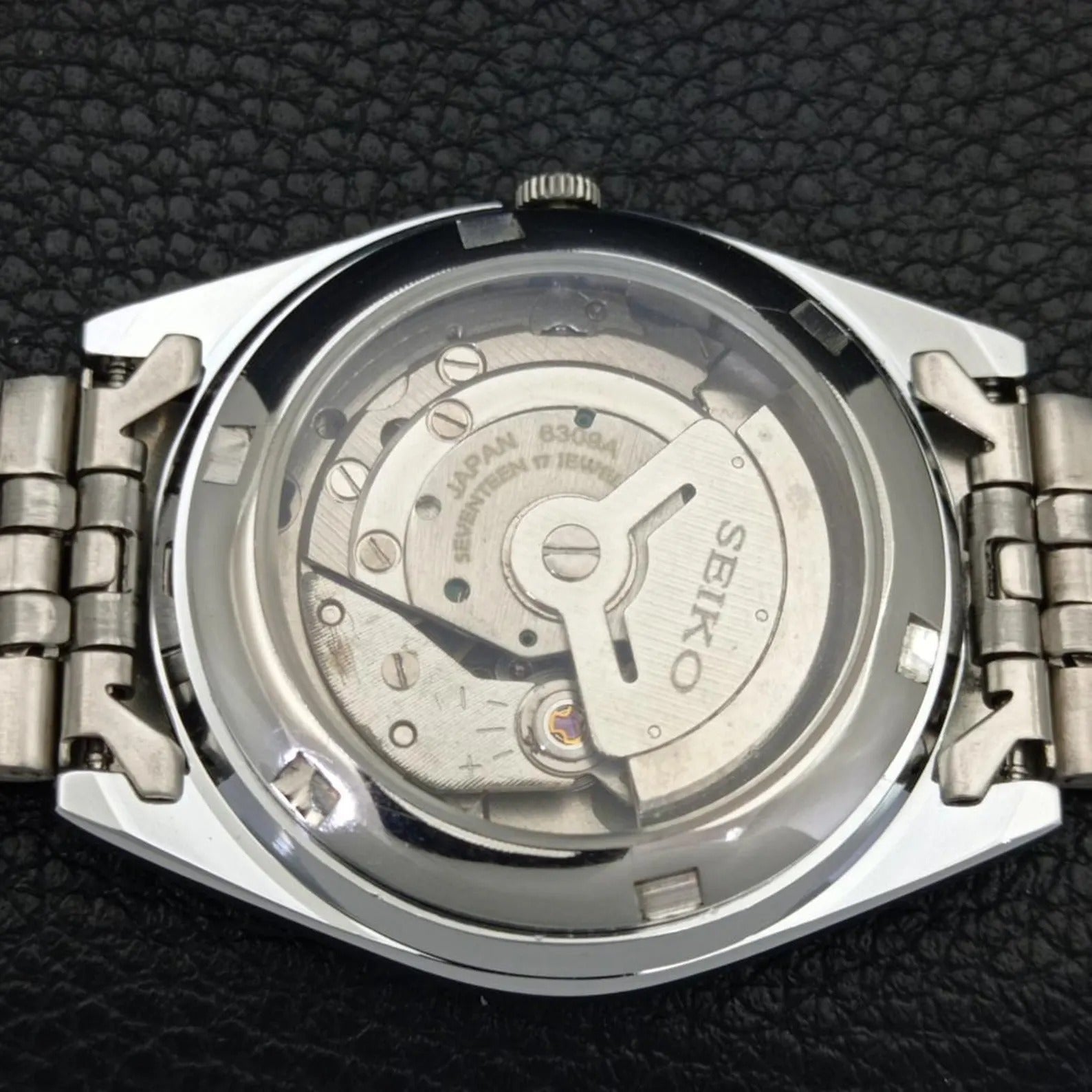 RELOJ VINTAGE SEIKO 5 AUTOMATIC 6309A ESFERA AZUL (⭐4.8)