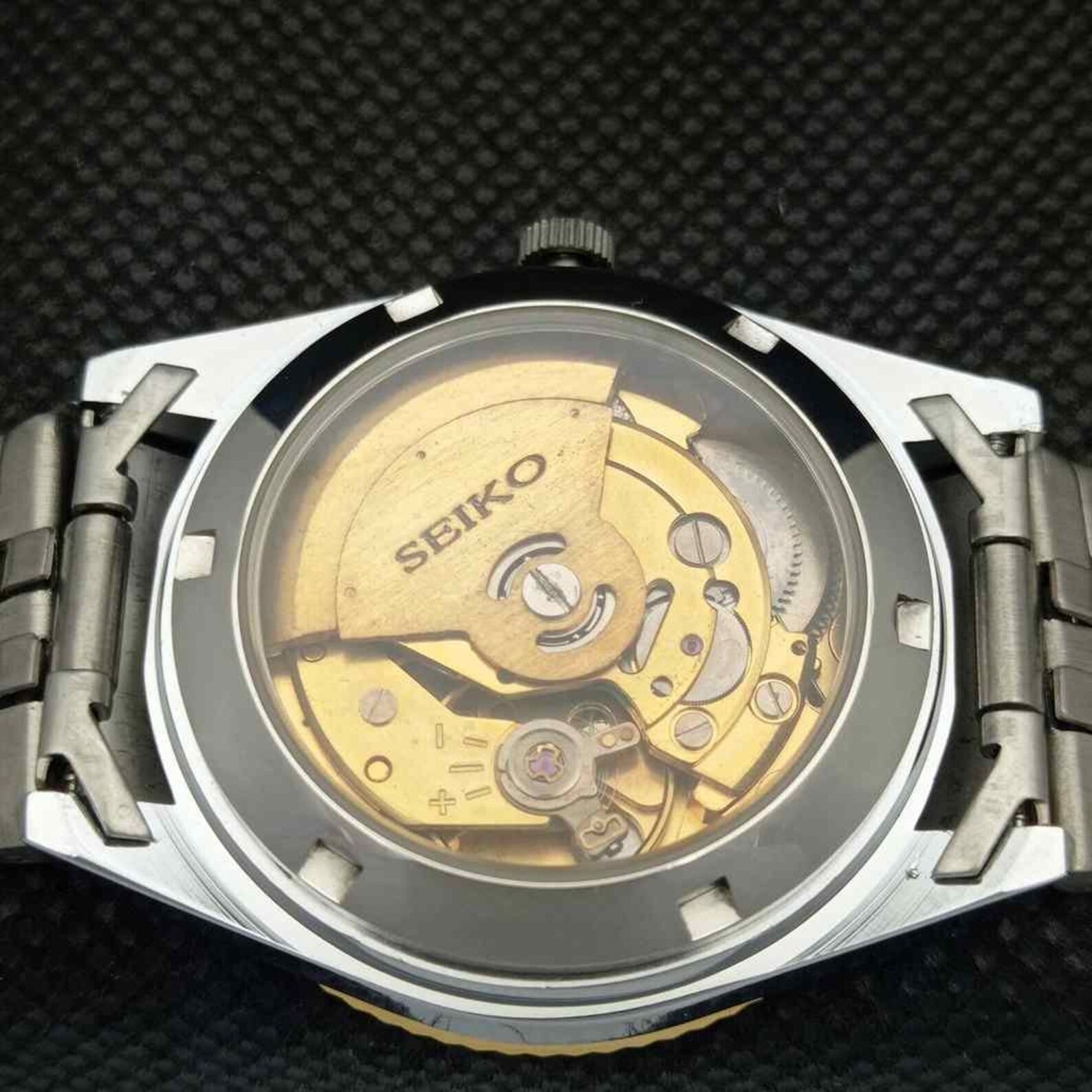 Reloj Vintage Seiko 5 Automático – Esfera Crema (⭐4,9)