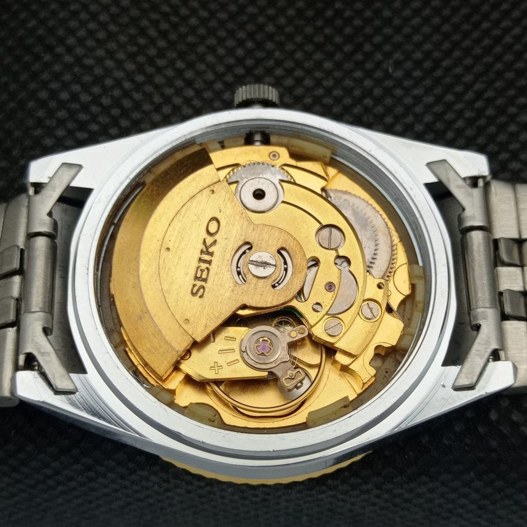 Reloj Vintage Seiko 5 Automático – Esfera Crema (⭐4,9)