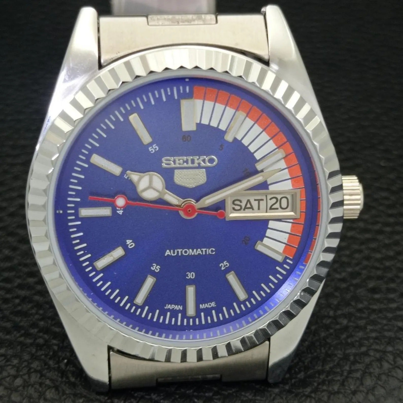 Reloj Vintage Seiko 5 Automático 6309A – Esfera Azul (⭐4,9)