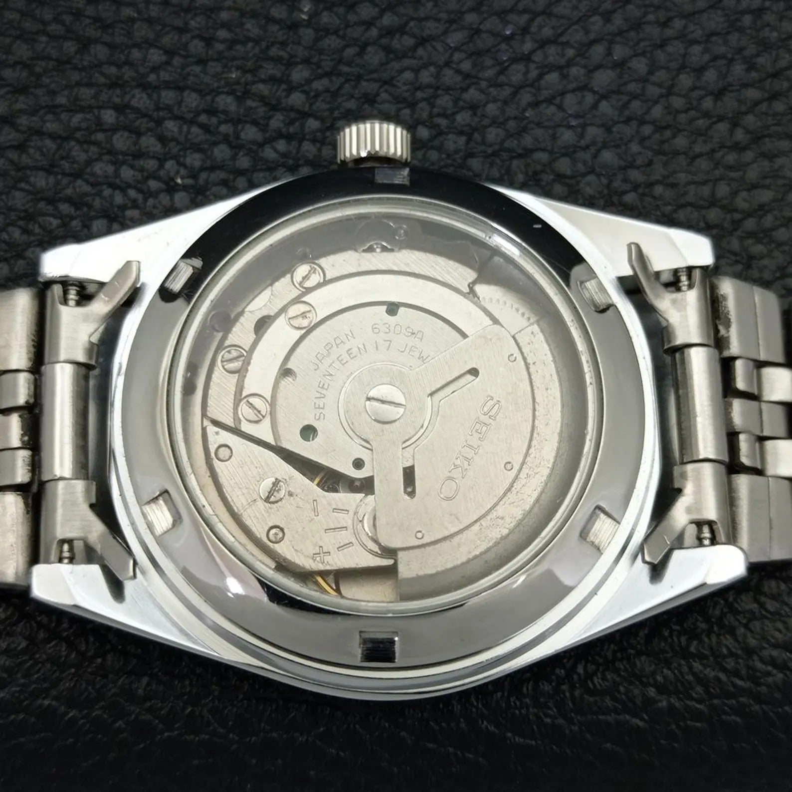 Reloj Vintage Seiko 5 Automático 6309A – Esfera Roja (⭐4,9)