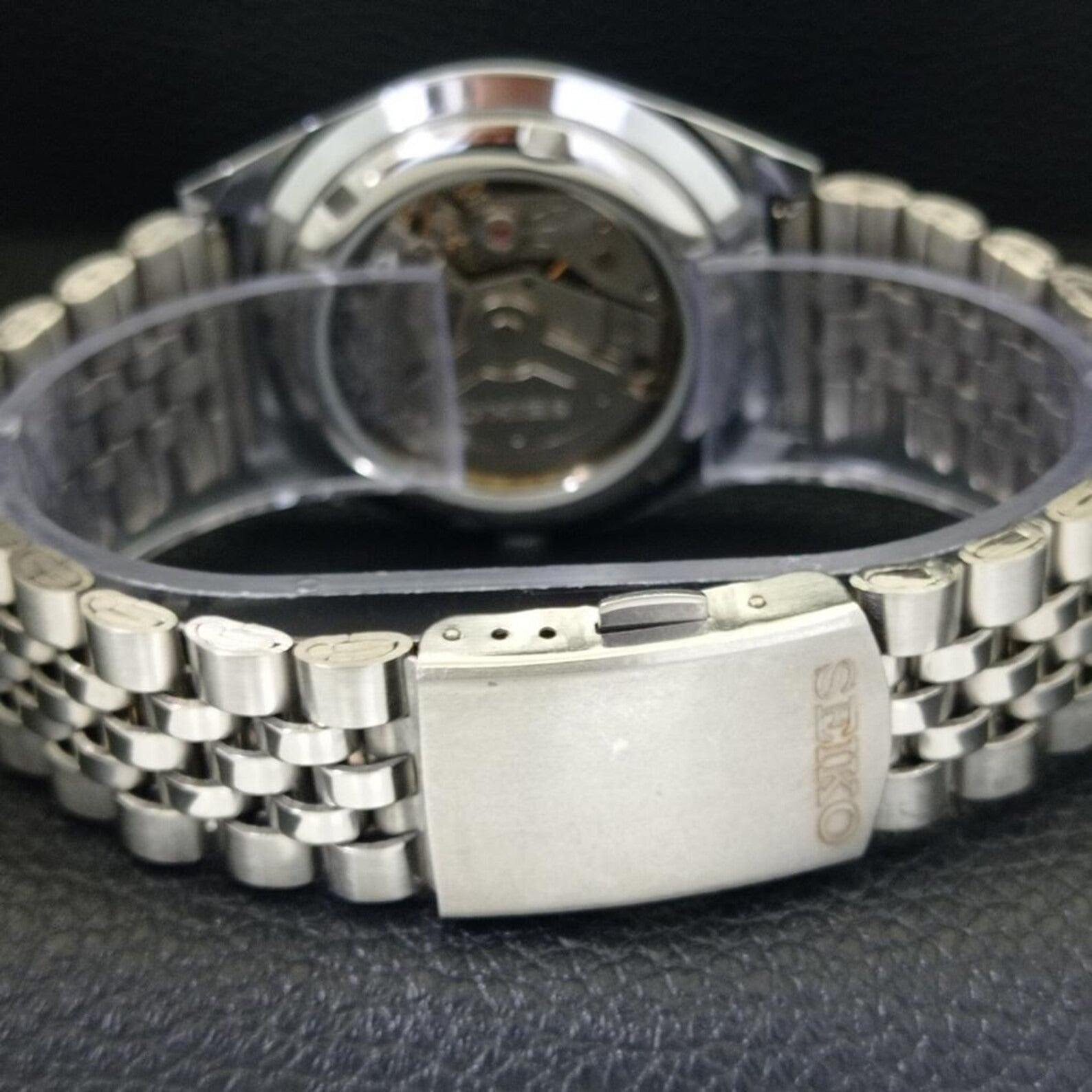 Reloj Vintage Seiko 5 Automático 6309A – Esfera Roja (⭐4,9)