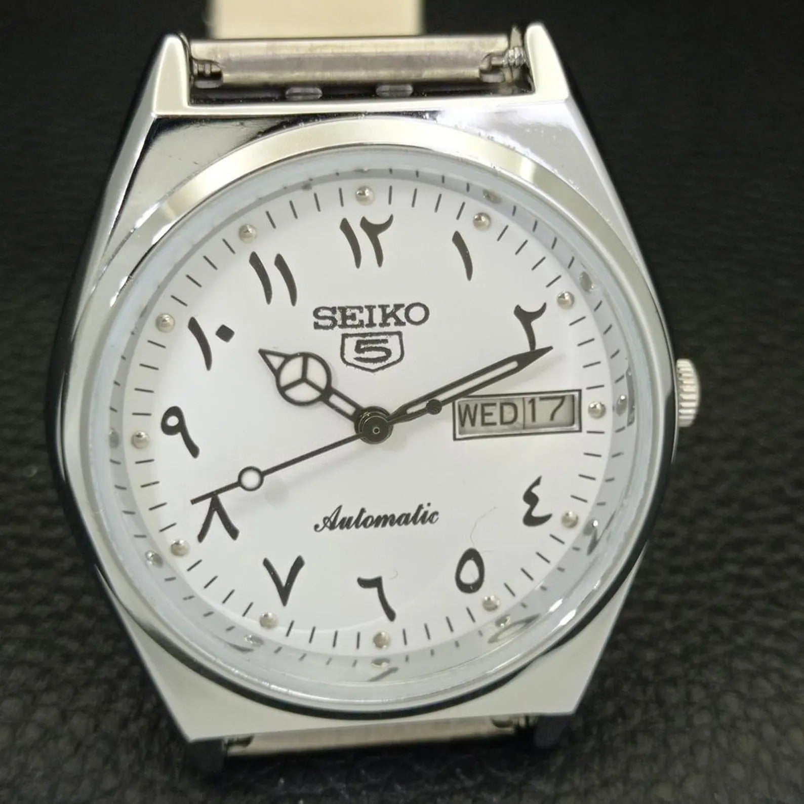 Reloj Vintage Seiko 5 Automático 6309A – Esfera Blanca (⭐4,8)
