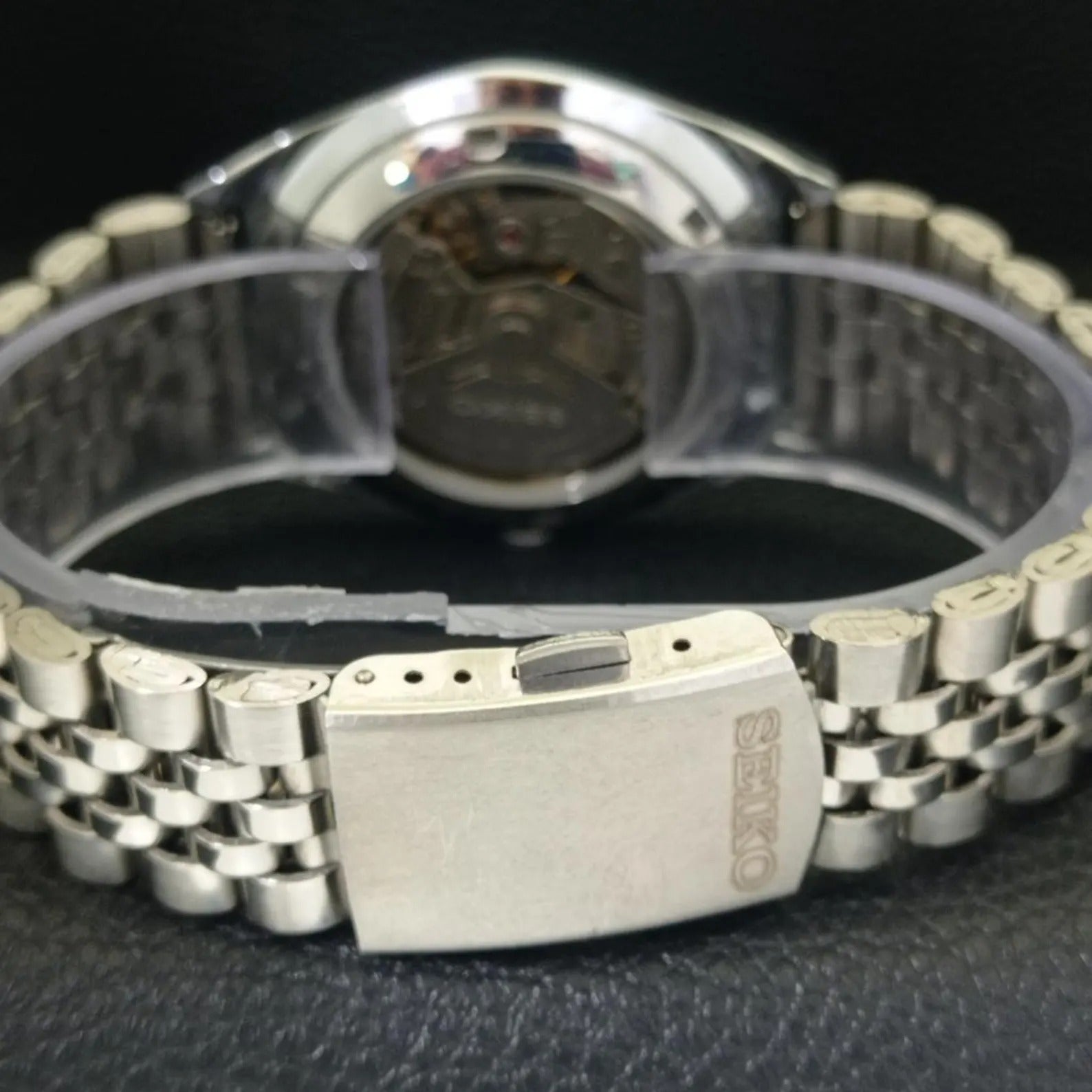 Reloj Vintage Seiko 5 Automático 6309A – Esfera Negra (⭐4,9)