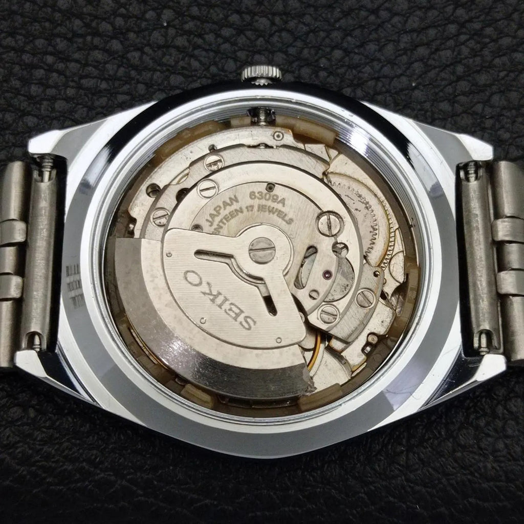 Reloj Vintage Seiko 5 Automático 6309A – Esfera Blanca (⭐4,8)