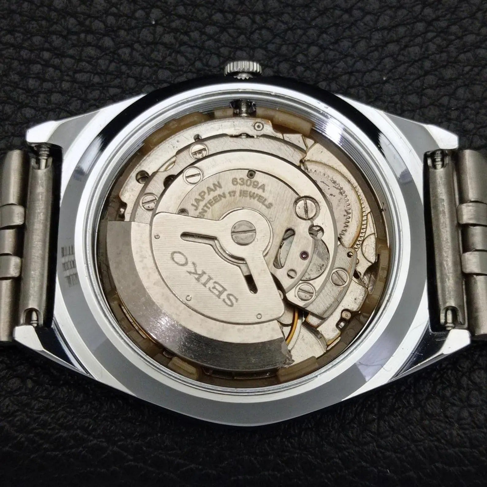 Reloj Vintage Seiko 5 Automático 6309A – Esfera Blanca (⭐4,8)