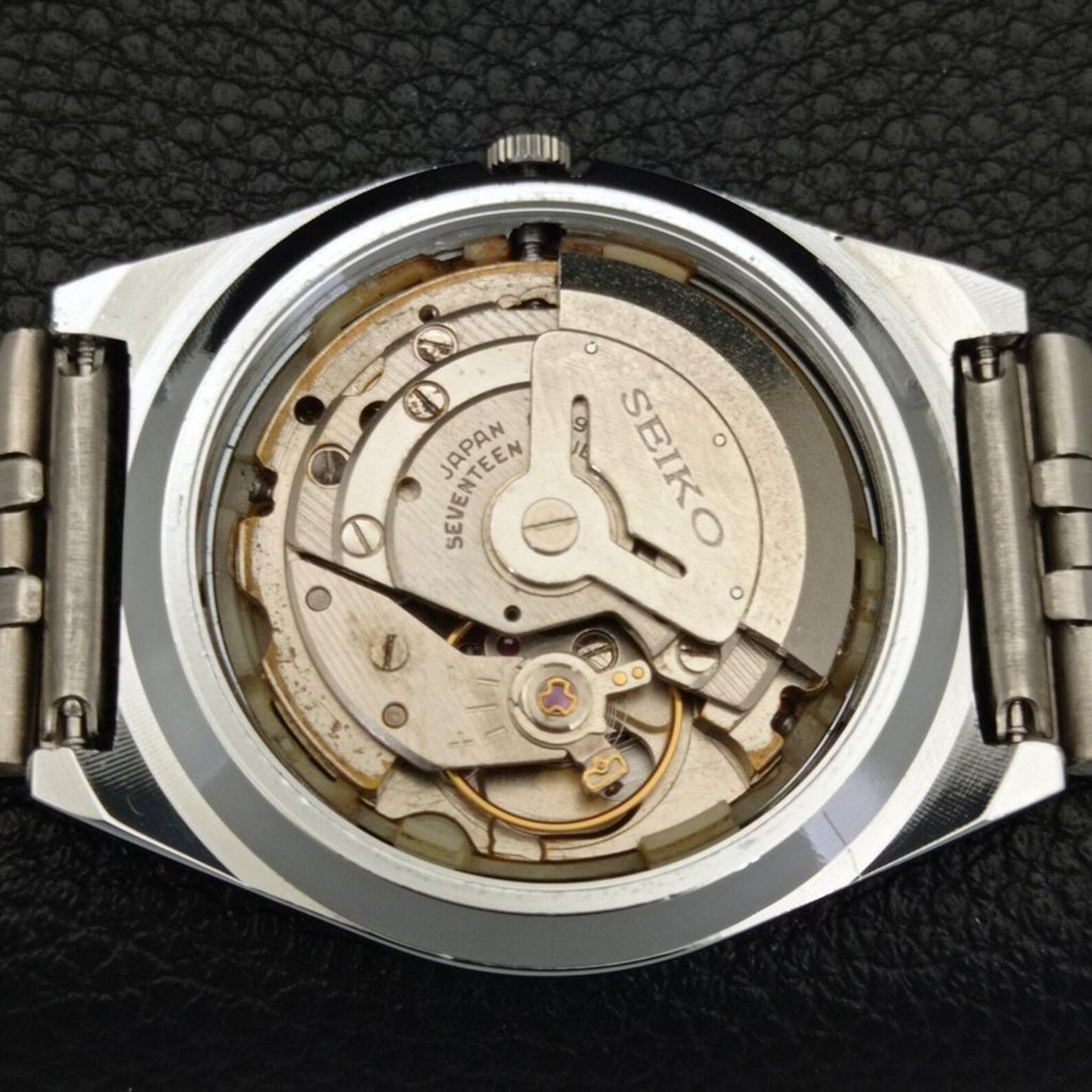 Reloj Vintage Seiko 5 Automático 6309A – Esfera Roja (⭐4,9)