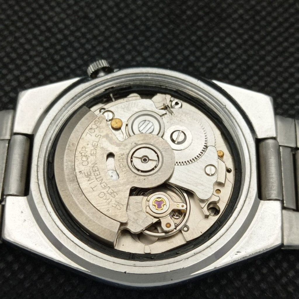 Reloj Vintage Seiko 5 Automático 7009A – Esfera Azul (⭐4,9)