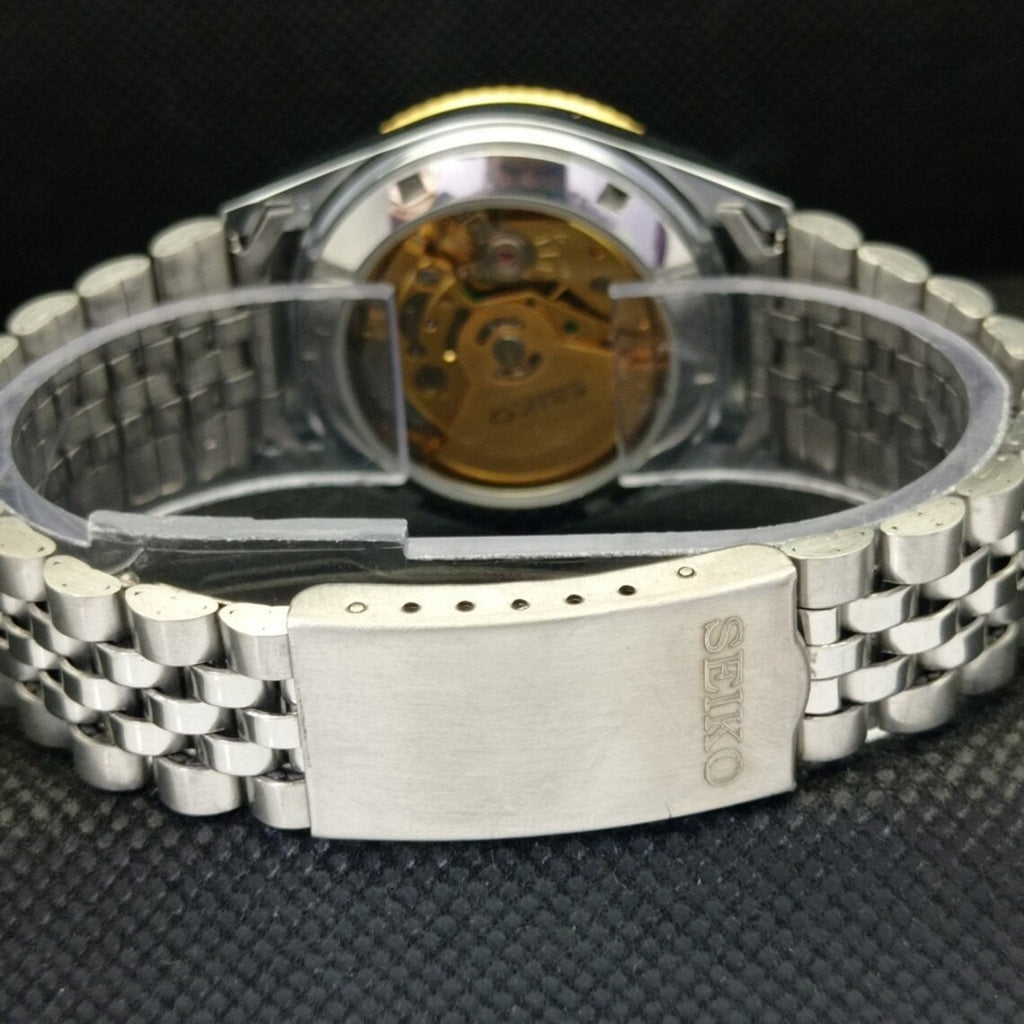 Reloj Vintage Seiko 5 Automático – Esfera Crema (⭐4,9)