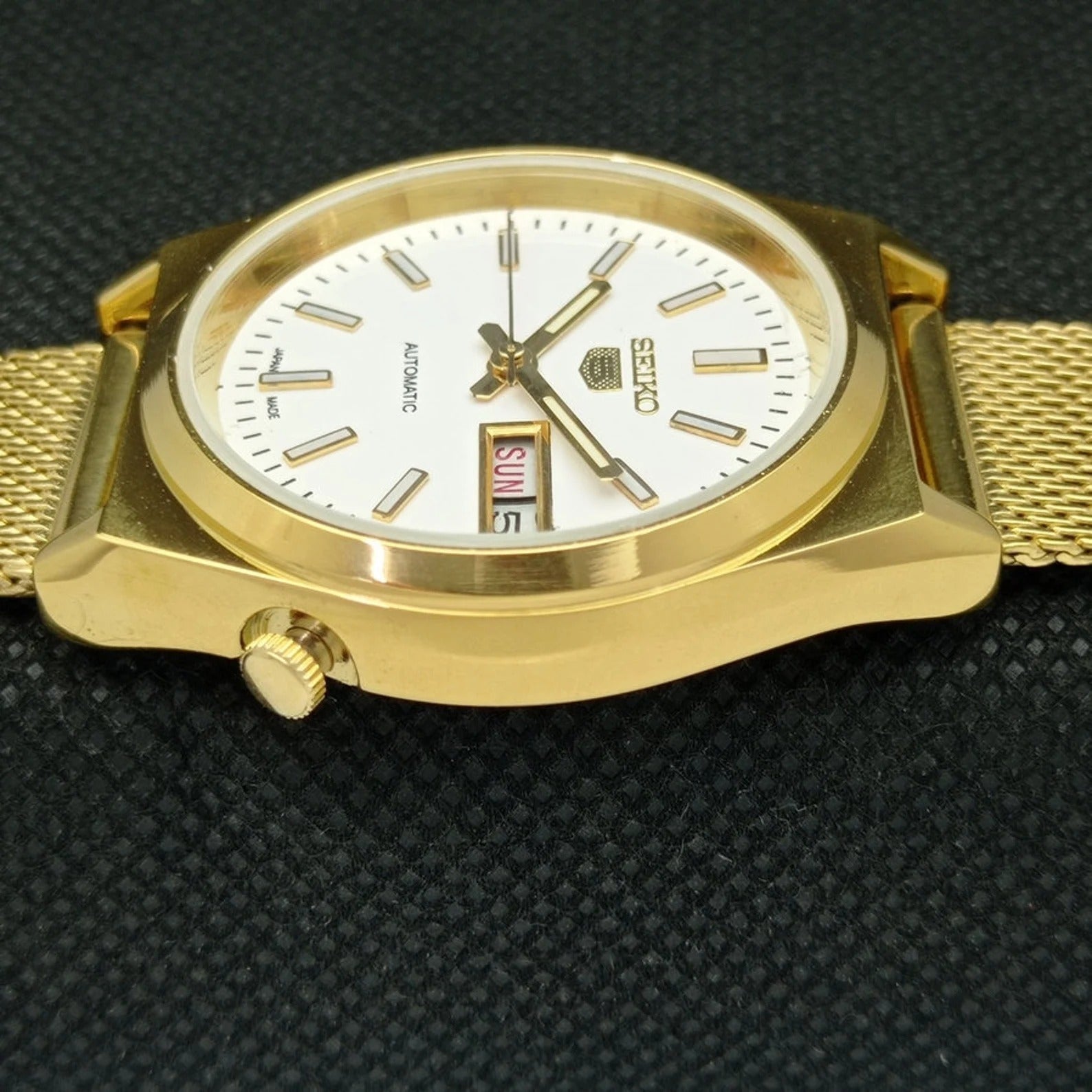 Reloj Vintage Seiko 5 Automático 6309A Esfera Blanca (⭐4,6)