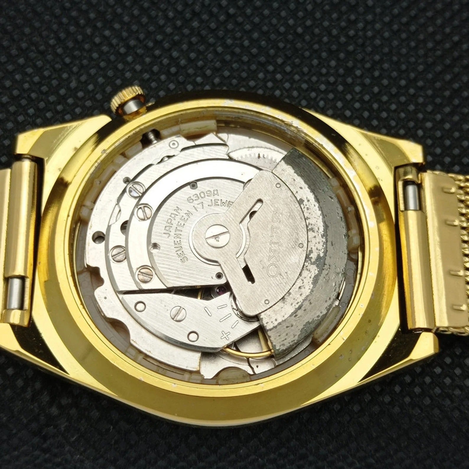 Reloj Vintage Seiko 5 Automático 6309A Esfera Blanca (⭐4,6)