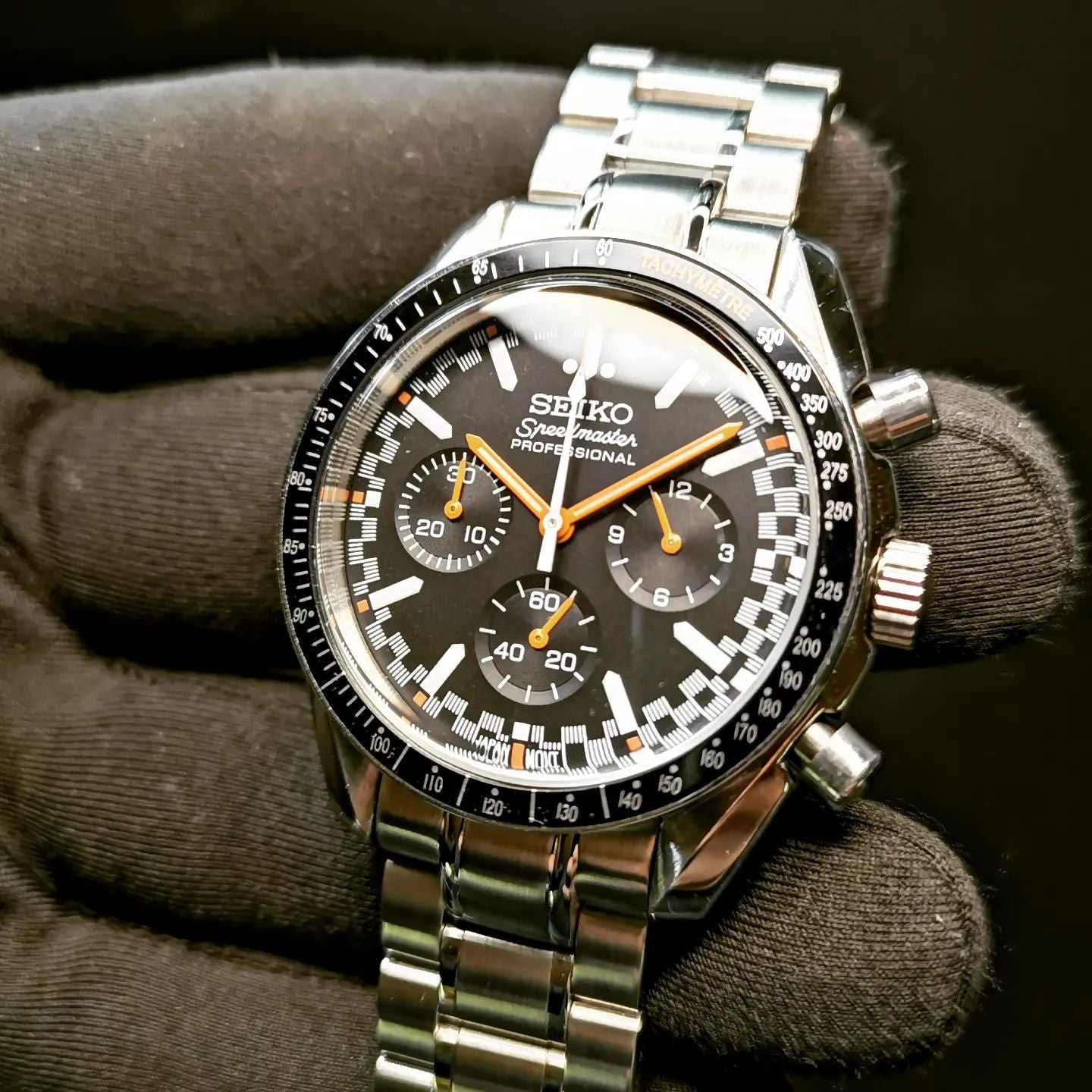 Racing Chrono – Black Orange Steel VK61