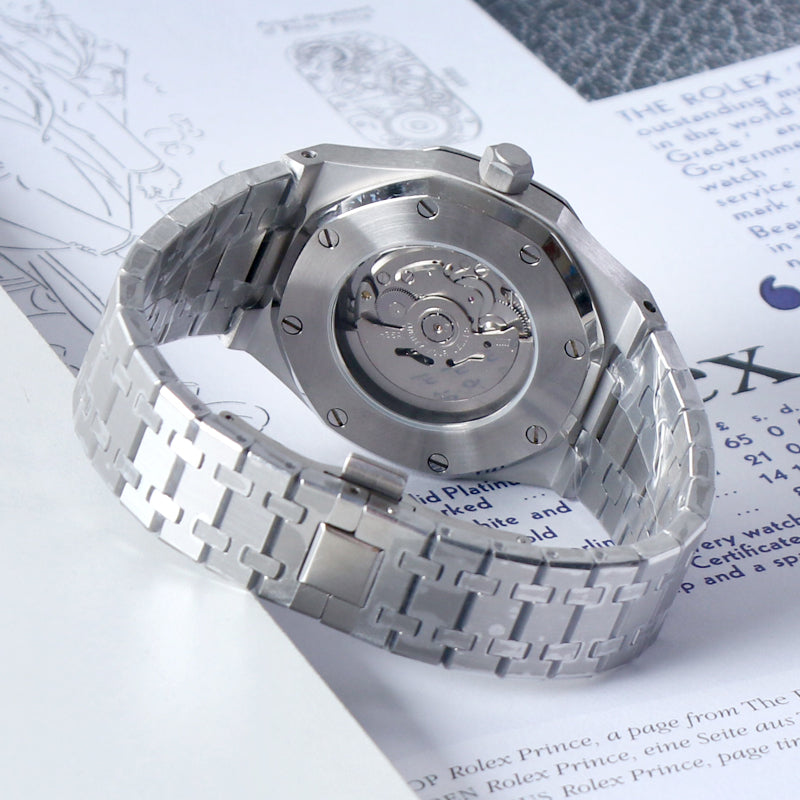 Sport Integrated Automático Oak – Ice Blue Dial Steel NH35