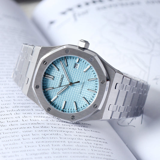 Sport Integrated Automático Oak – Ice Blue Dial Steel NH35