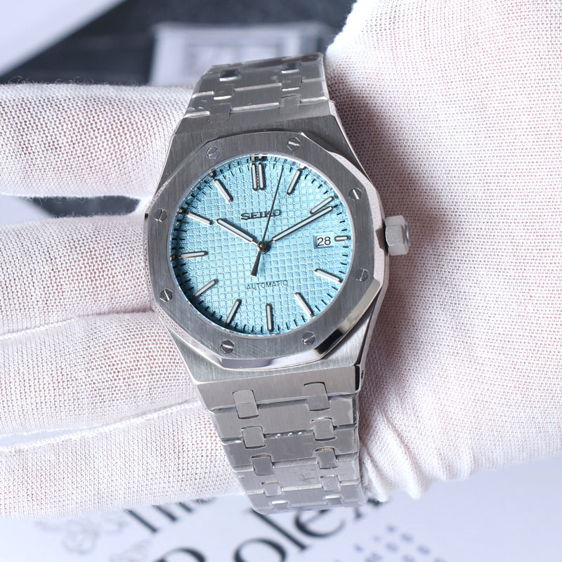 Sport Integrated Automático Oak – Ice Blue Dial Steel NH35