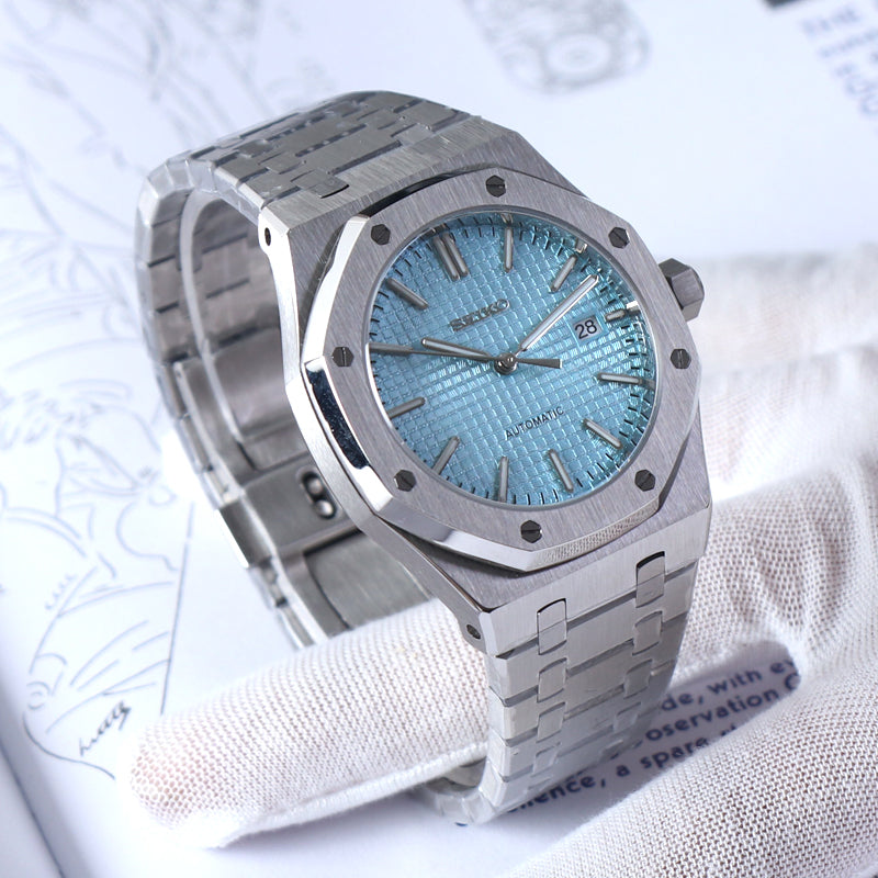 Sport Integrated Automático Oak – Ice Blue Dial Steel NH35