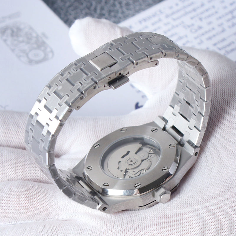 Sport Integrated Automático Oak – Ice Blue Dial Steel NH35