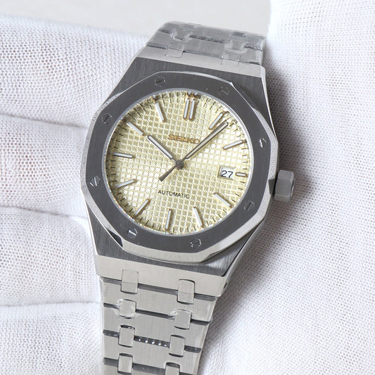 Sport Automático Oak – Champagne Textured Dial Steel NH35