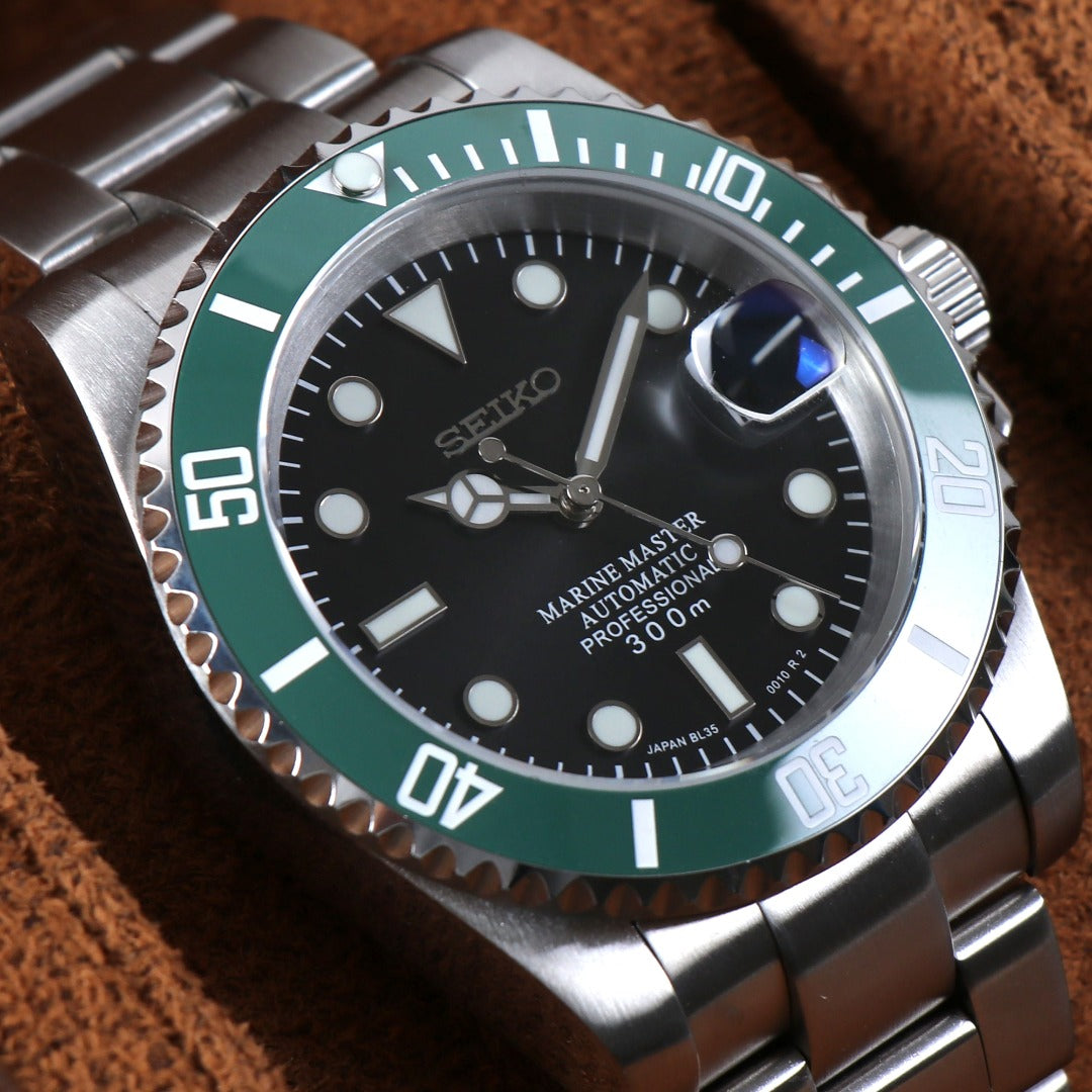 Diver Automático – Green Steel NH35