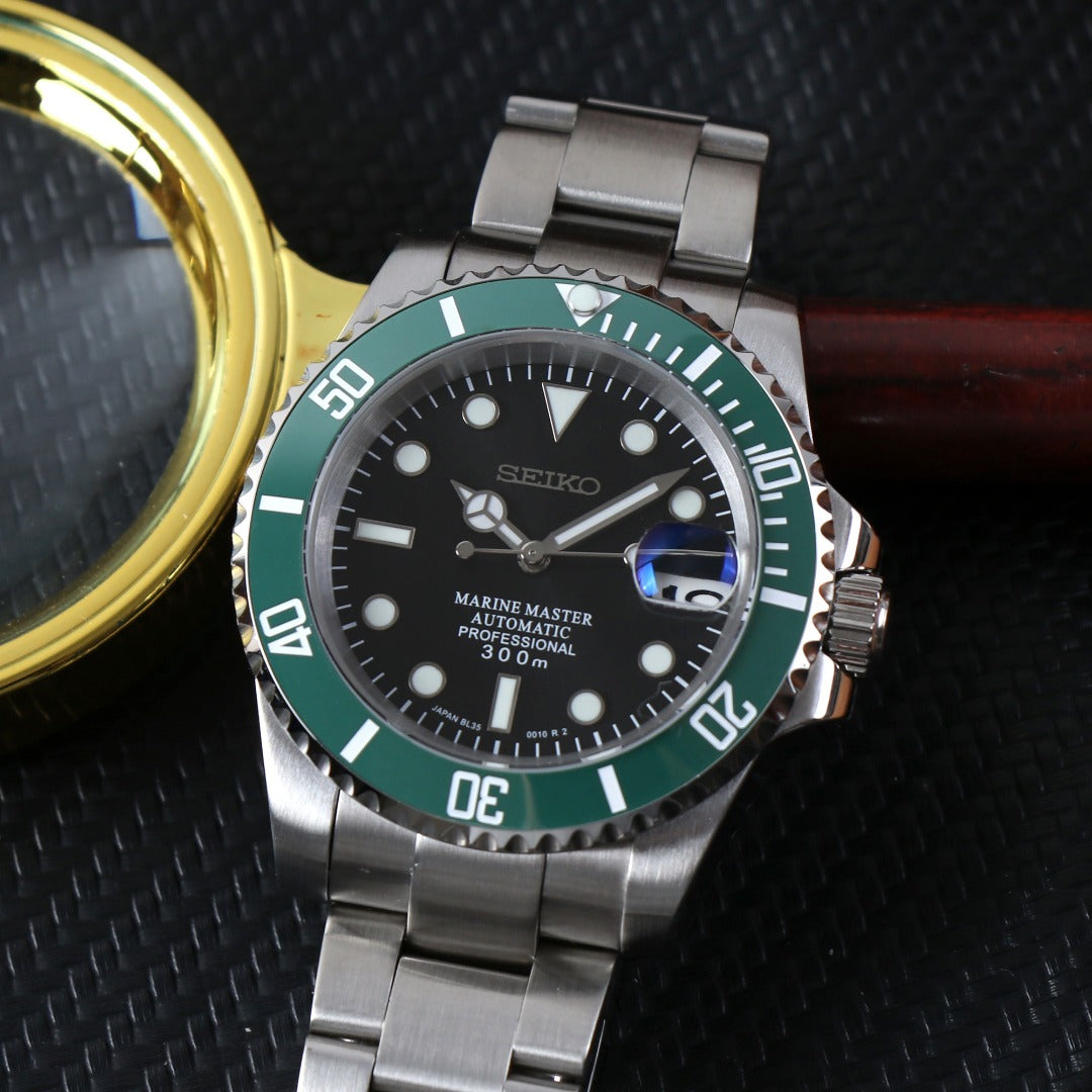 Diver Automático – Green Steel NH35