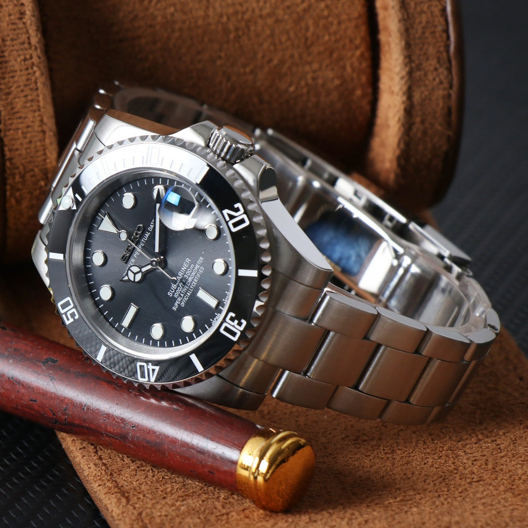 Diver Automático – Black Steel NH35