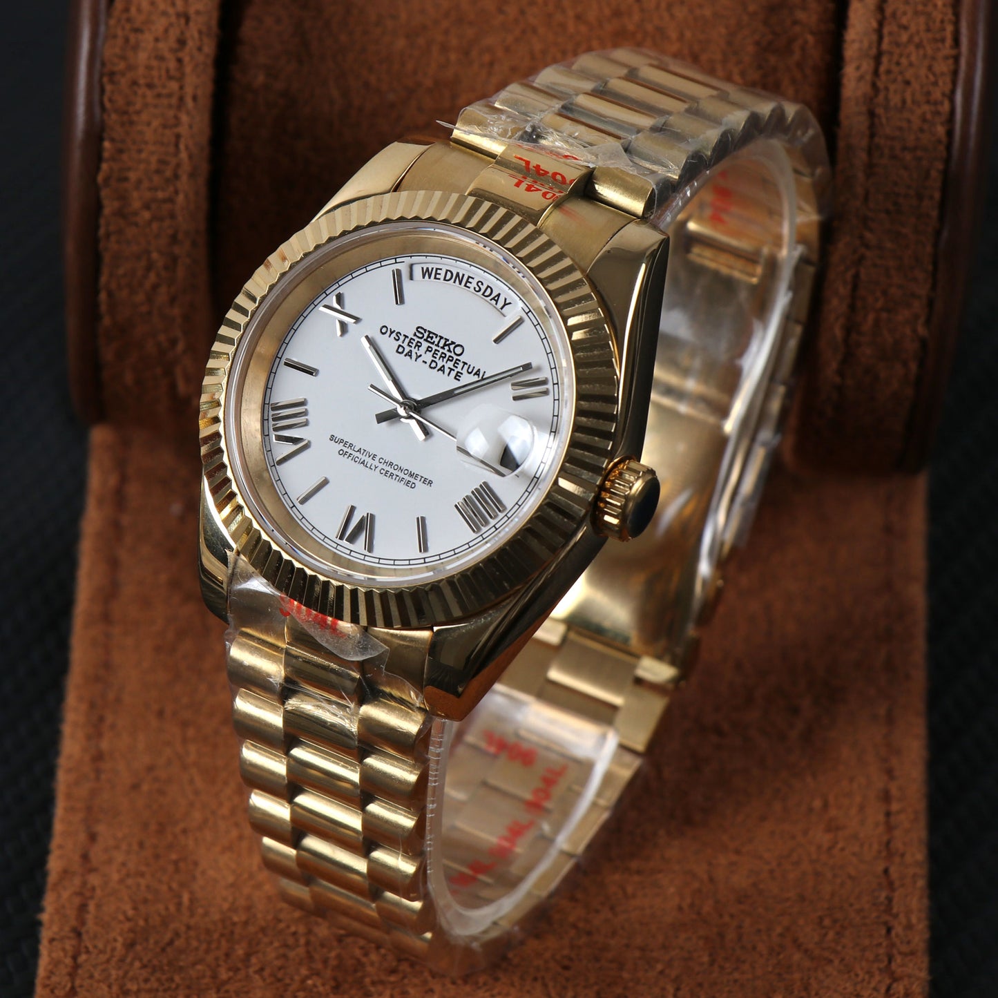 Classic Automático – Gold White Day-Date