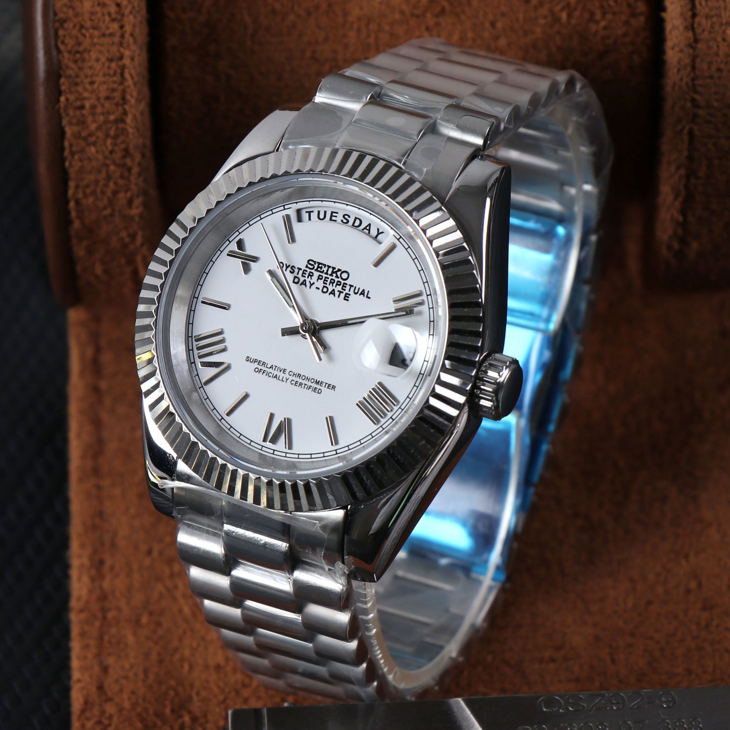 Classic Automático – Silver White Day-Date