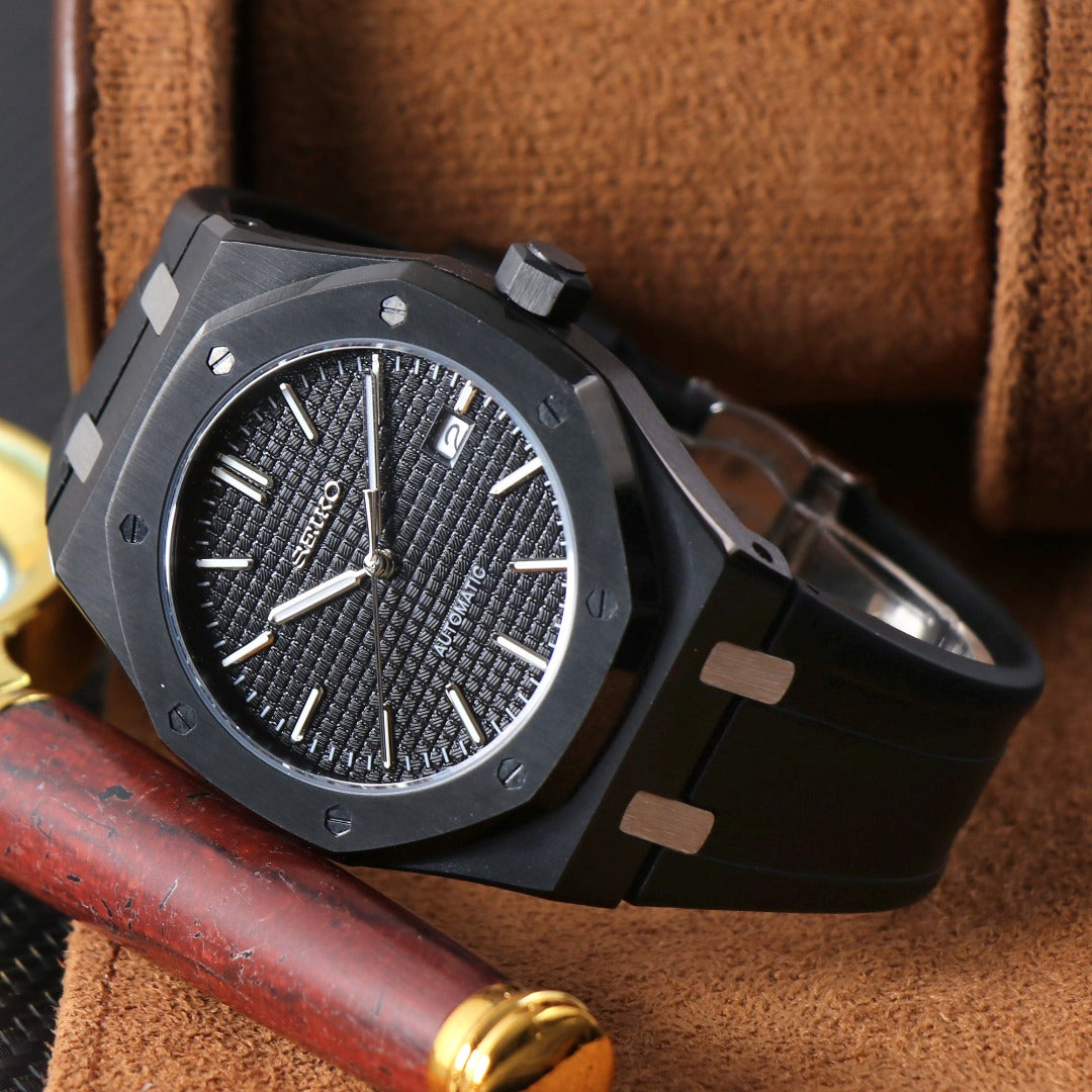 Sport Automatic – Black Textured Dial Rubber NH35