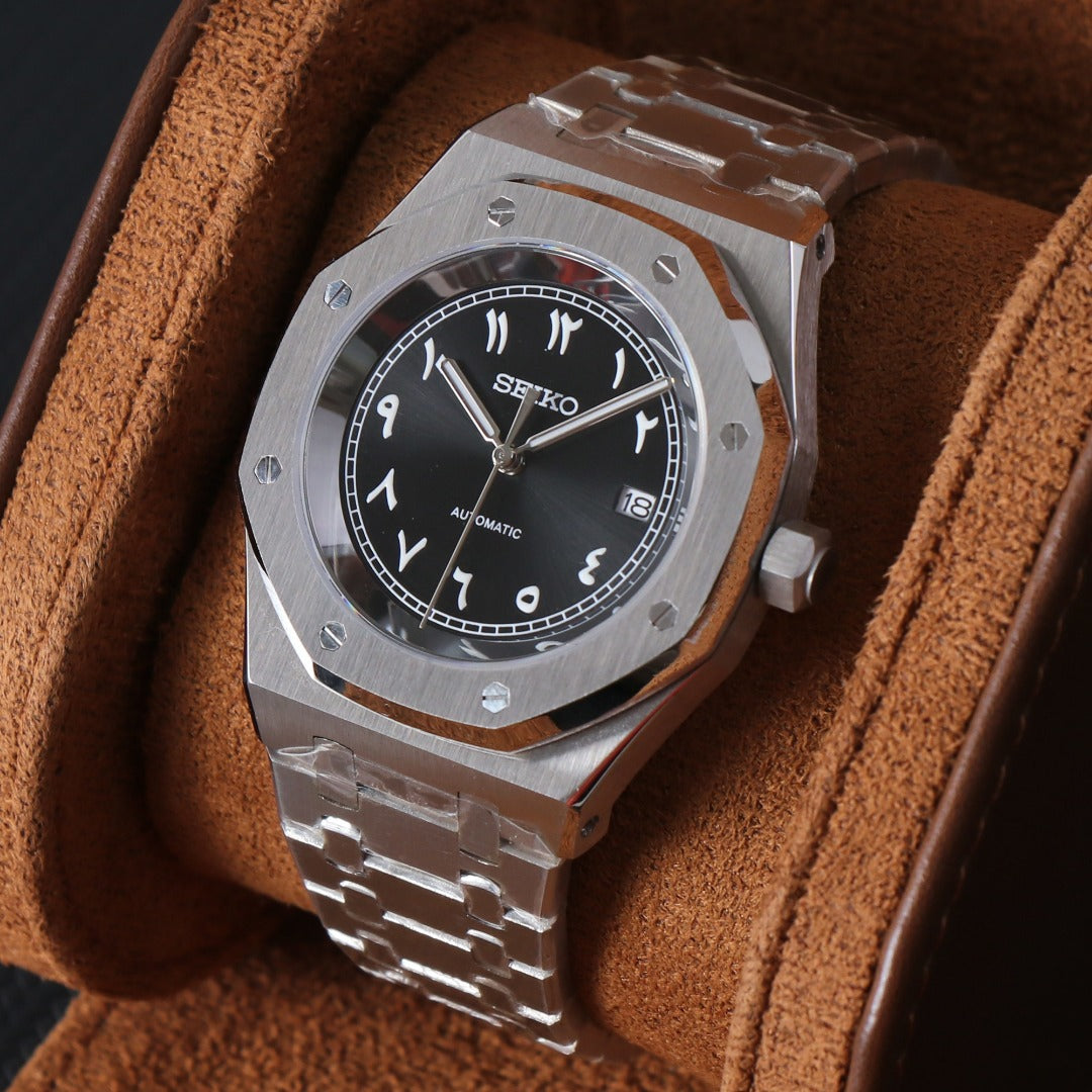 Sport Automático – Black Arabic Dial Steel NH35