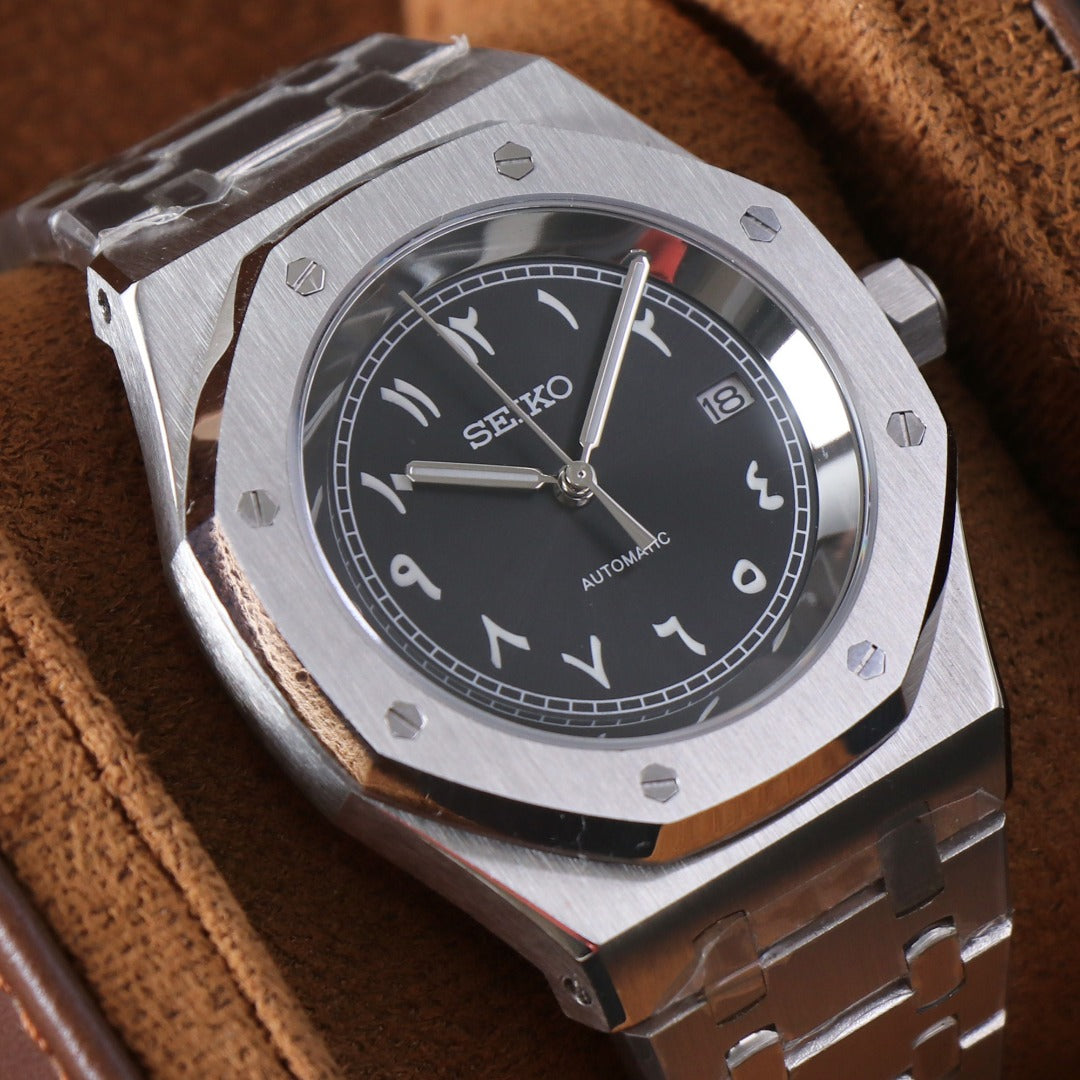Sport Automático – Black Arabic Dial Steel NH35