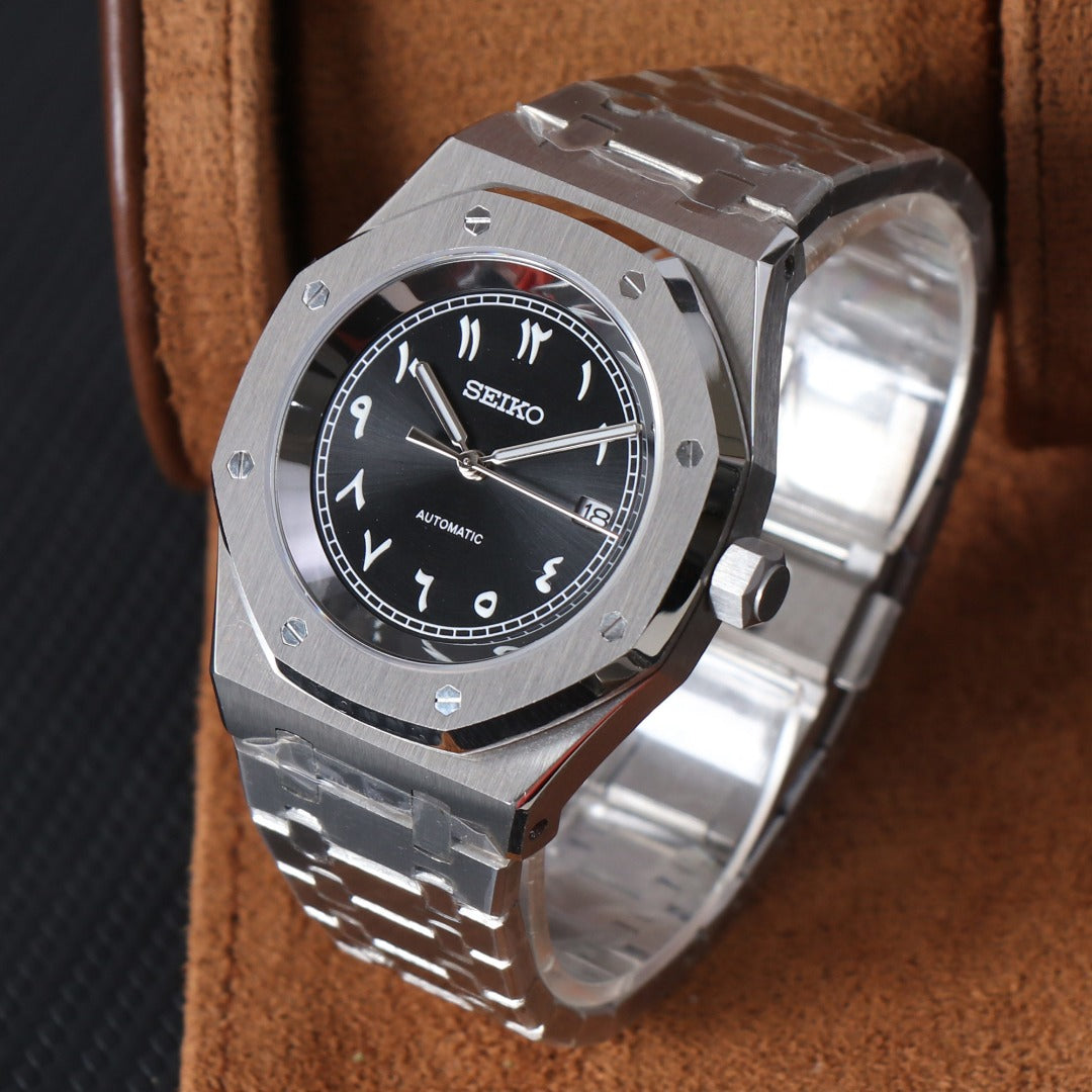 Sport Automático – Black Arabic Dial Steel NH35