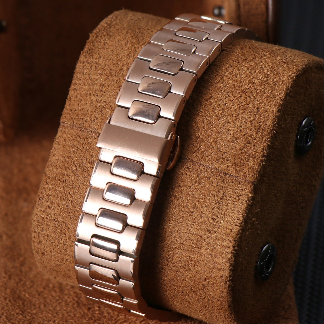 Sport Automático Blue Rose Gold Steel NH35