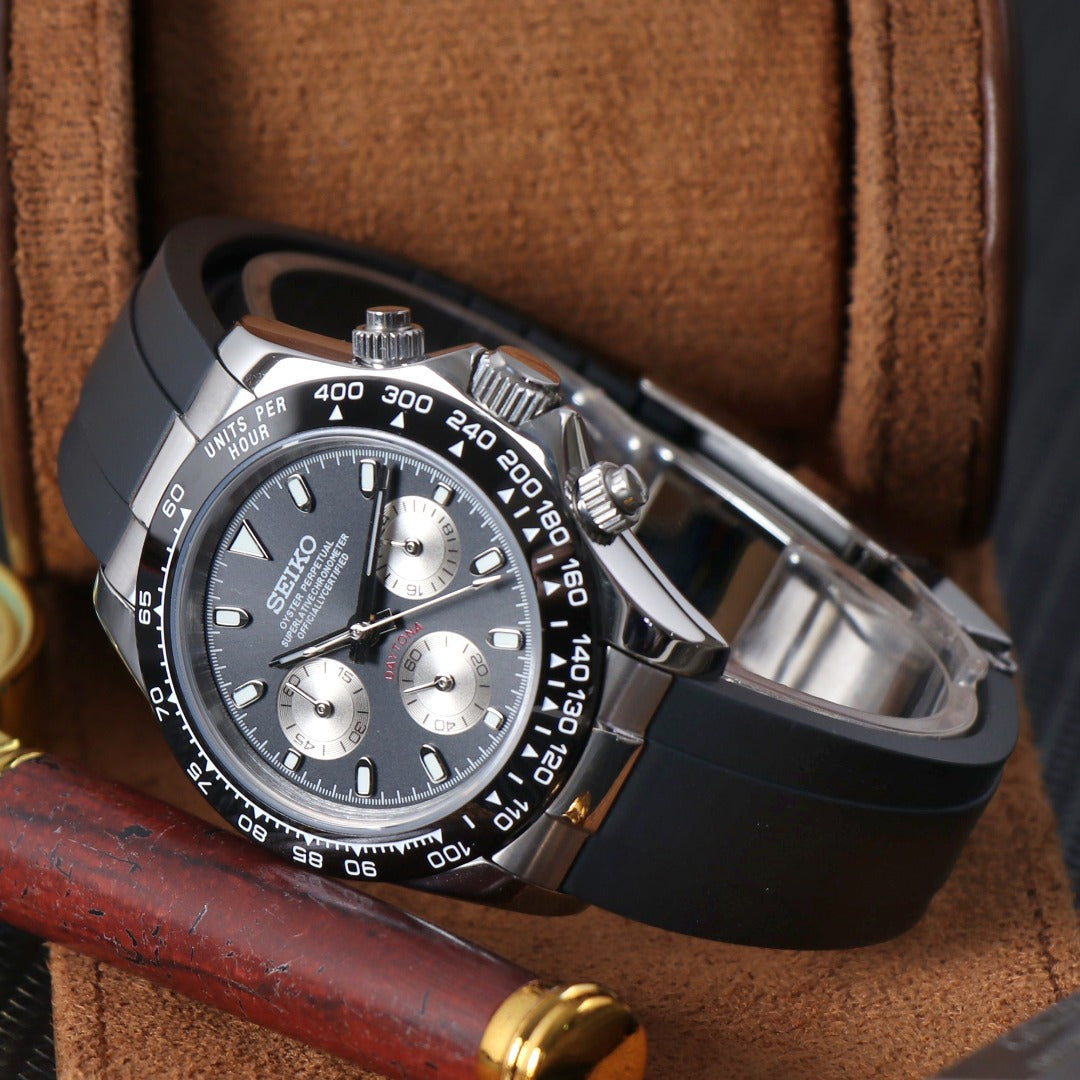 Racing Chrono Automatic – Grey Ceramic Rubber VK63