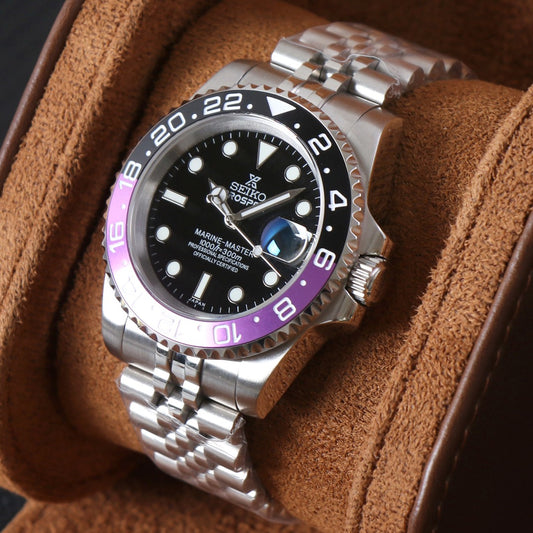 Diver Classic Automático – Black Purple Steel NH35