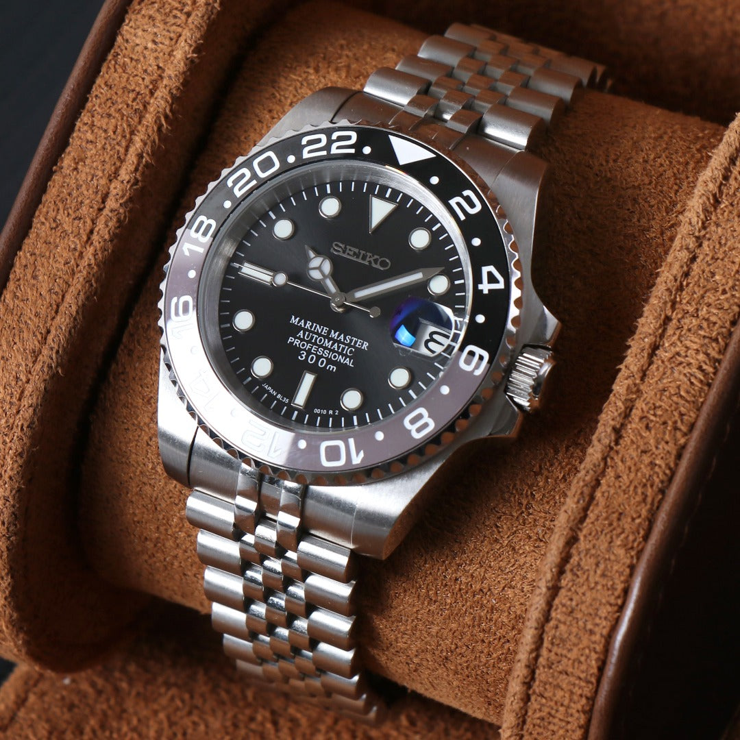 Diver Automático – Black Grey Bezel Steel NH35