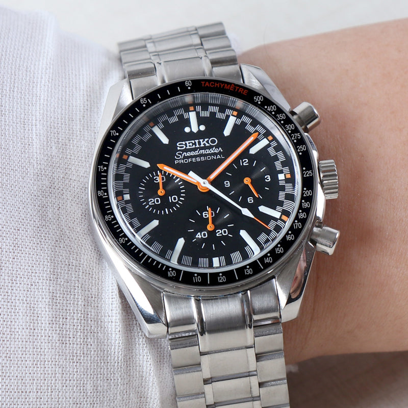 Racing Chrono – Black Orange Steel VK61