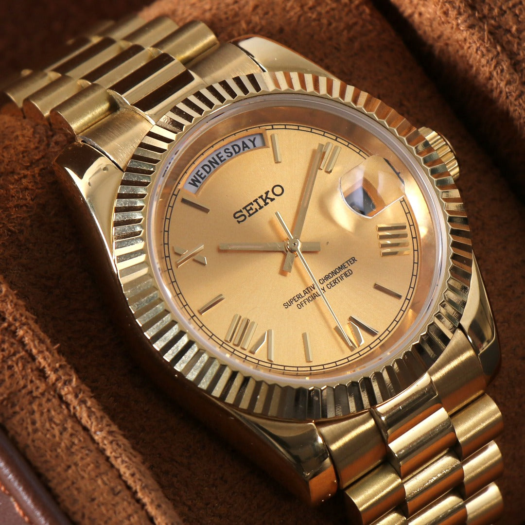 Classic Automático – Full Gold Roman Day-Date