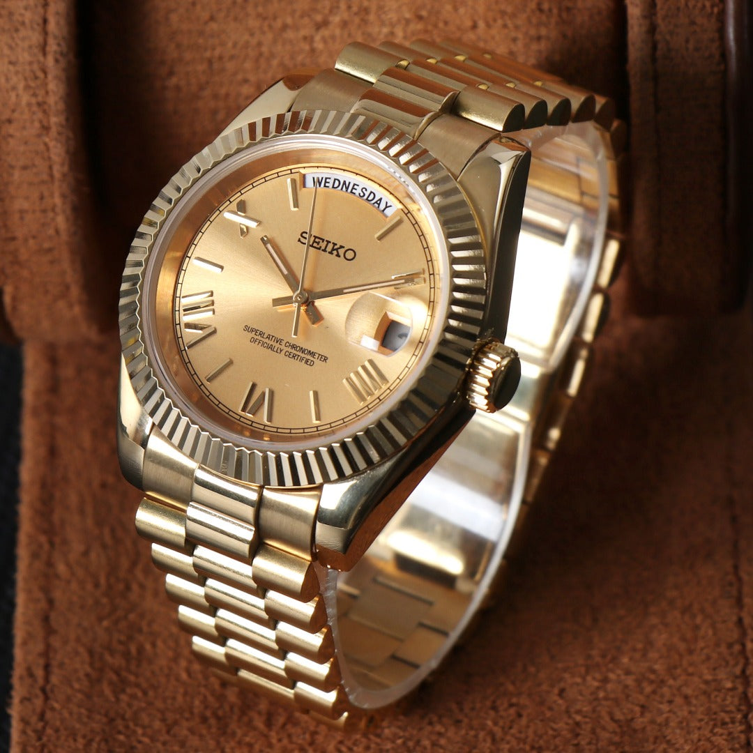 Classic Automático – Full Gold Roman Day-Date
