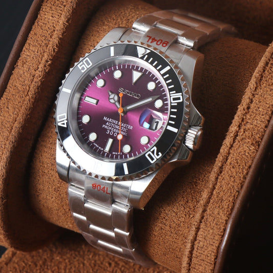 Diver Automático – Purple Steel