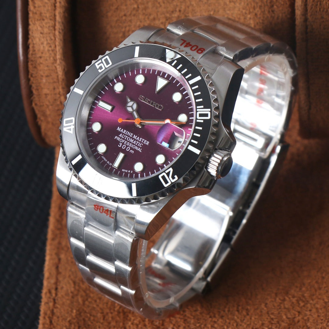 Diver Automático – Purple Steel