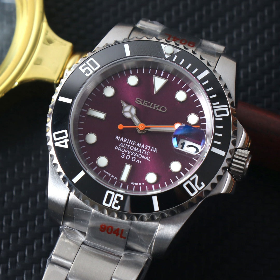 Diver Automático – Purple Steel