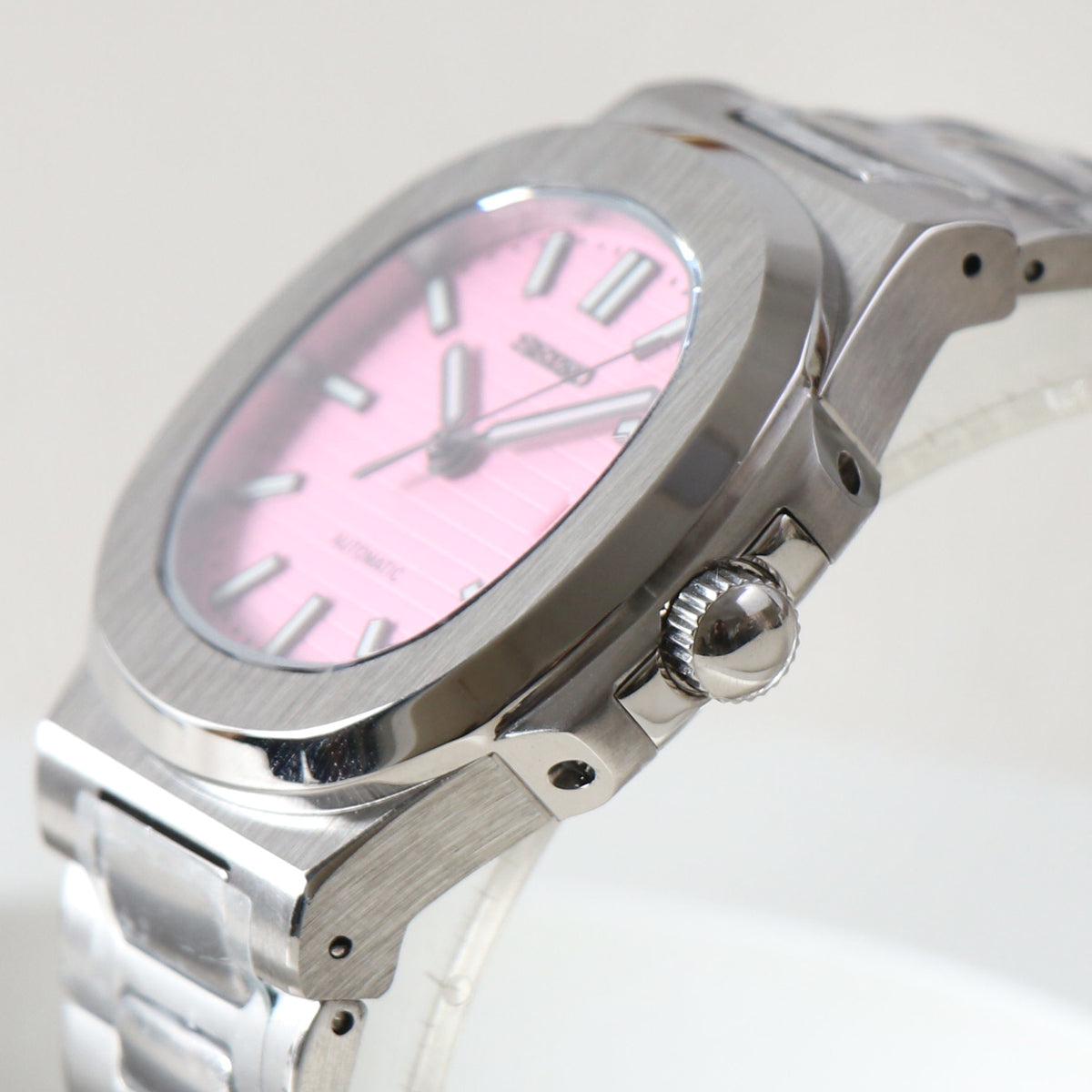 Daily Automático – Pink Steel NH35