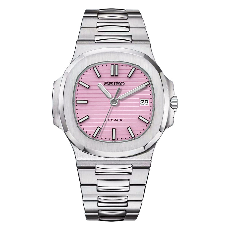 Daily Automático – Pink Steel NH35
