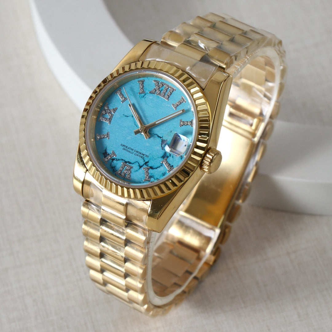 Classic Automatic Automático – Gold Jubilee Blue Dial NH35