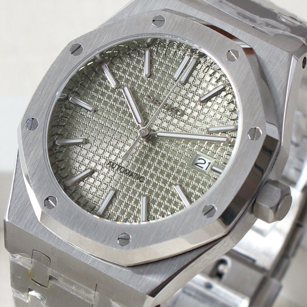 Octagonal Olive Automático – Sport Elegant NH35